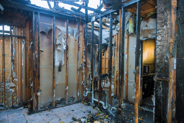 Professional Fire Damage Repair technician working in El Paso, TX
